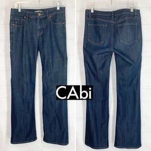 Cabi Jeans 6 Dark Blue Denim Bootcut Flare #203